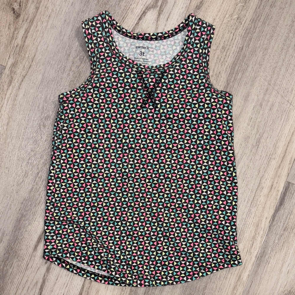 Carter's Colorful Geometric Kids Tank Top
